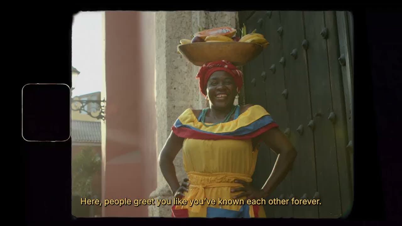 Colombia With VAOVA — Palenquera in Cartagena, meetings and events program film